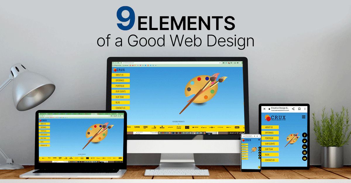 9                                    Elements of a Good Web Design